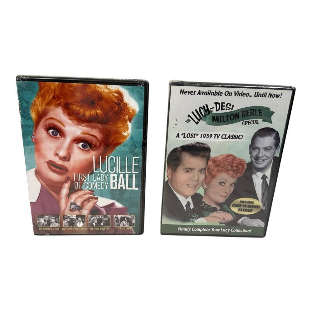 Lot Of 2 Lucille Ball First Lady Of Comedy & The Lucy-Desi Milton Berle DVD